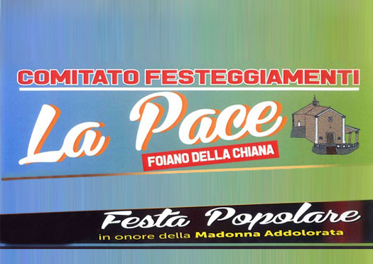 festa popolare madonna addolorata - la pace foiano della chiana